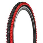 LLANTA WINDSOR RODADA 26 x 2.125 NEGRO-ROJO MTB