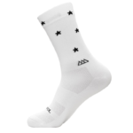 CALCETAS HUIZAPOL STARS BLANCO NEGRO
